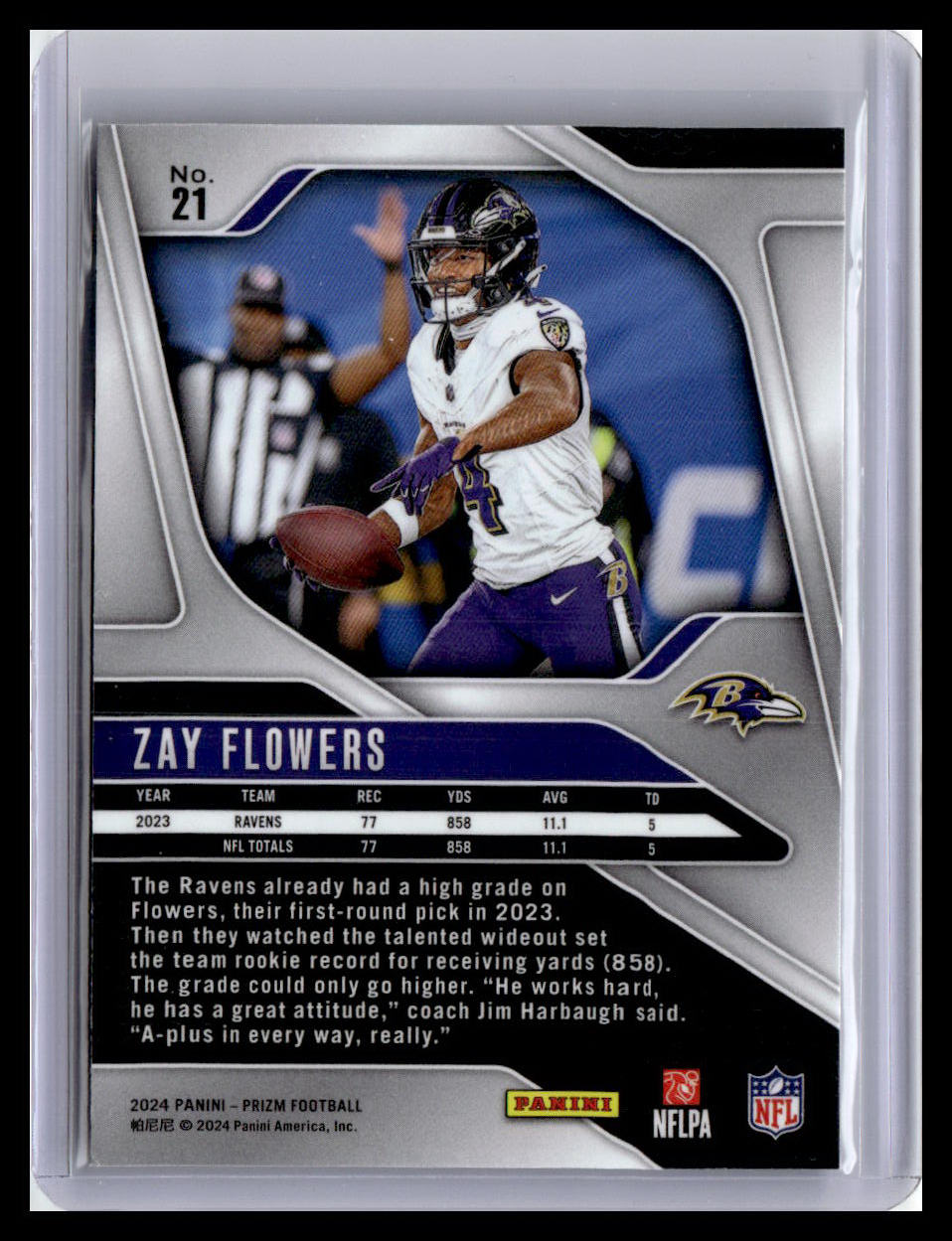2024 Panini Prizm #21 Zay Flowers