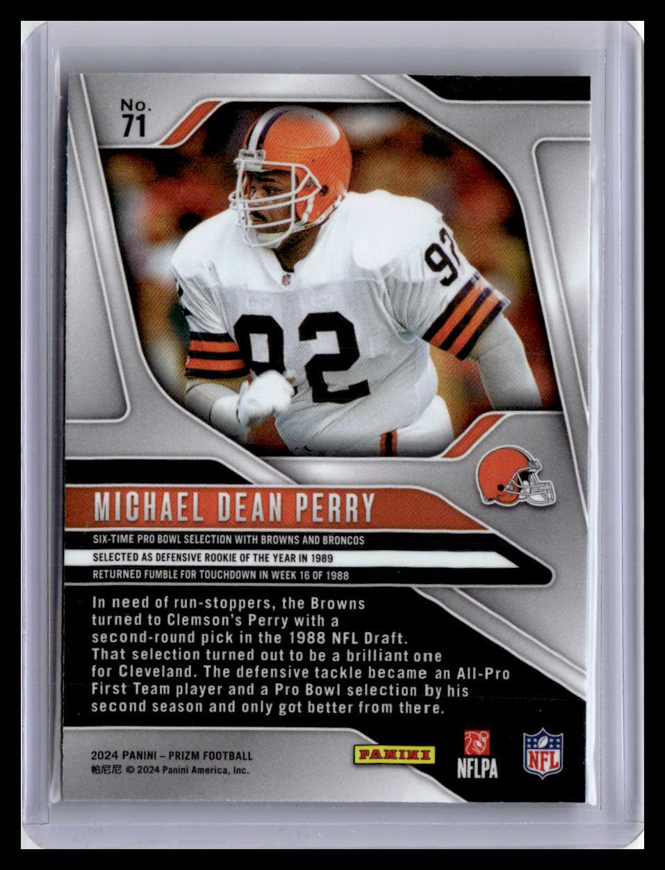 2024 Panini Prizm #71 Michael Dean Perry