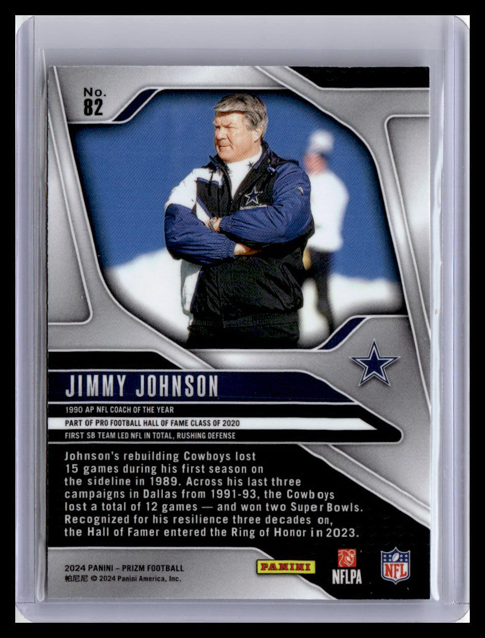 2024 Panini Prizm #82 Jimmy Johnson