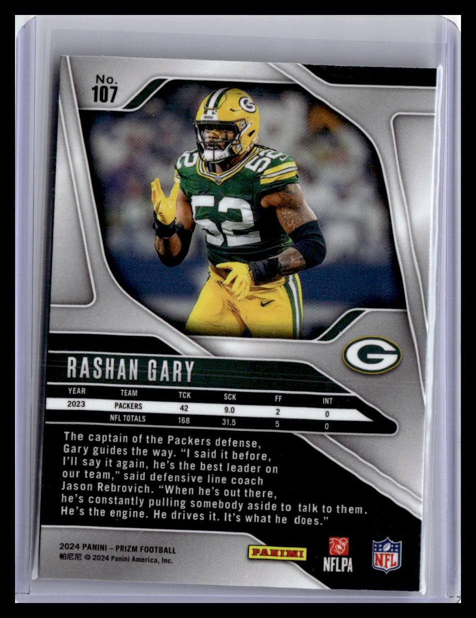 2024 Panini Prizm #107 Rashan Gary