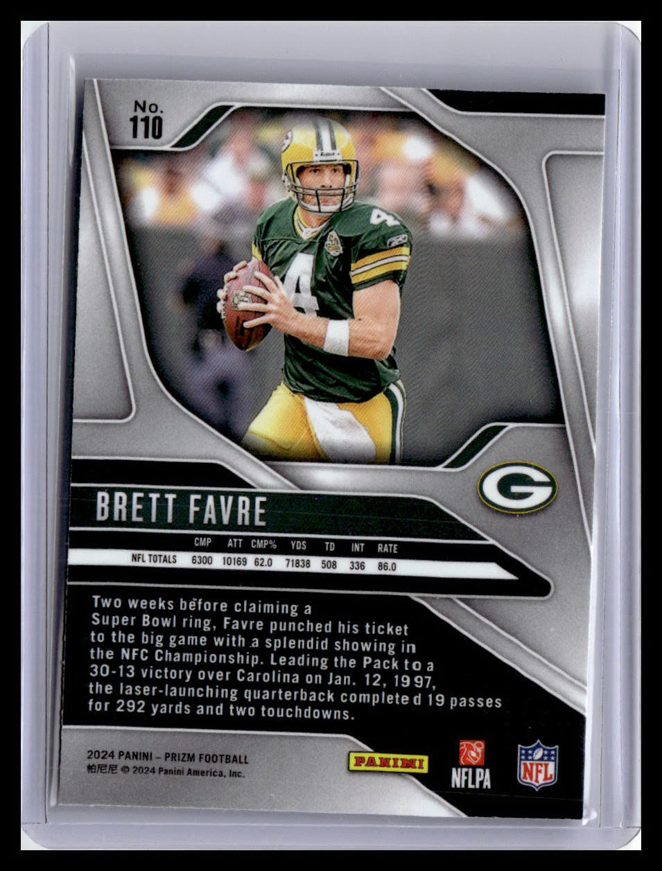 2024 Panini Prizm #110 Brett Favre