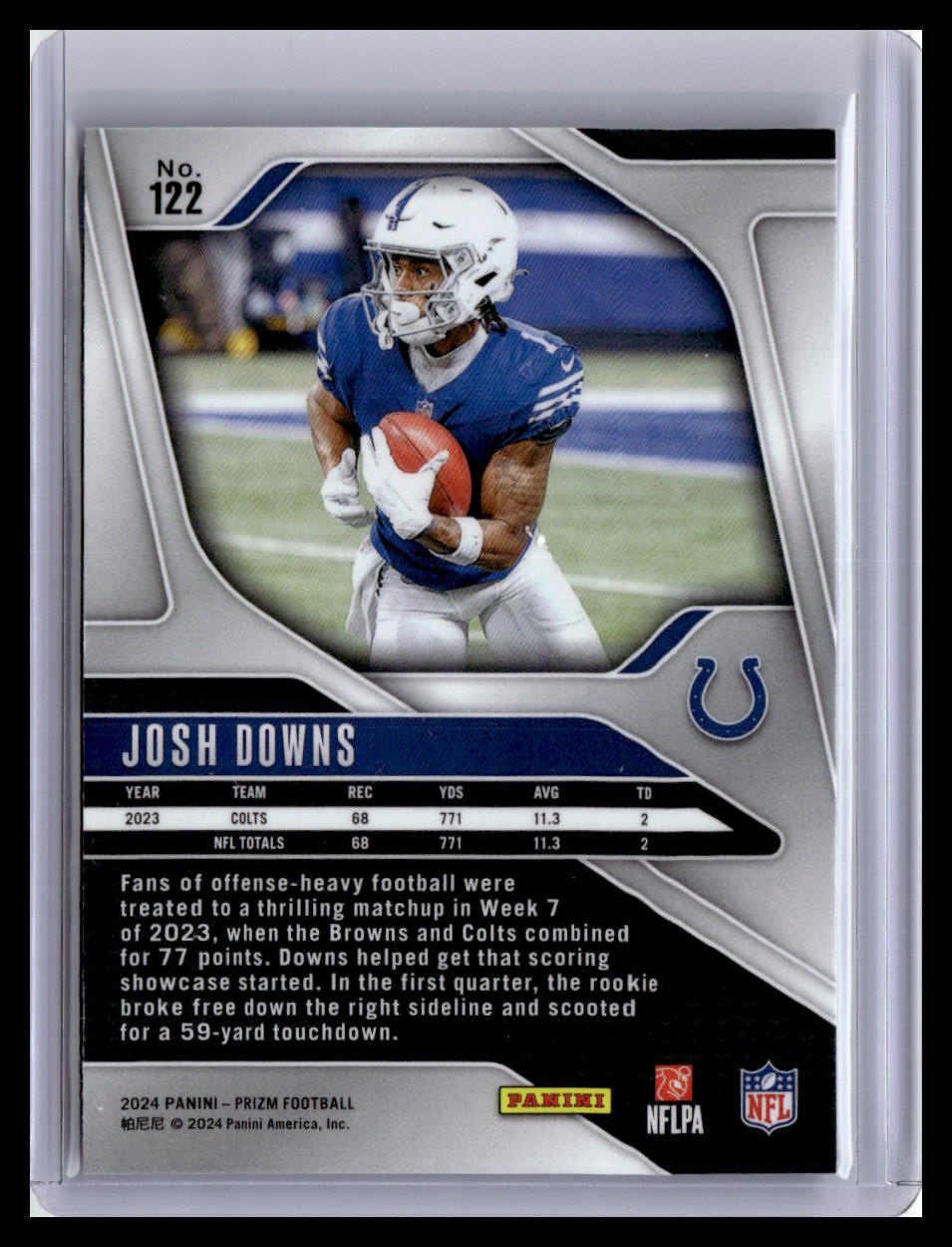 2024 Panini Prizm #122 Josh Downs