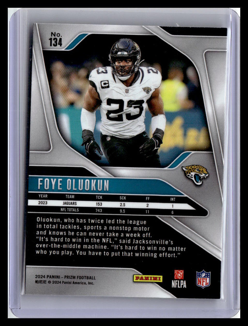 2024 Panini Prizm #134 Foye Oluokun