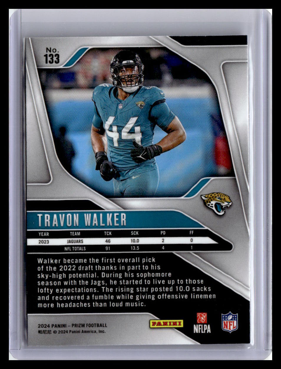 2024 Panini Prizm #133 Travon Walker