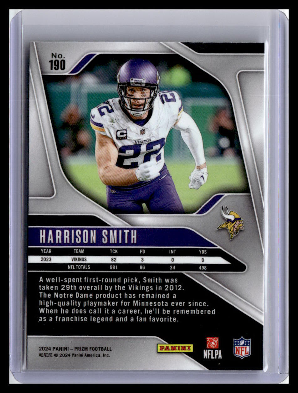 2024 Panini Prizm #190 Harrison Smith