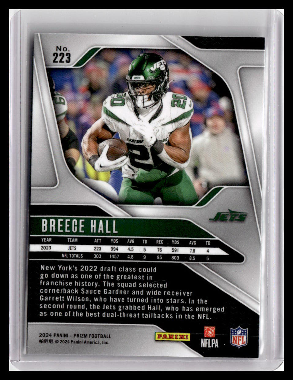 2024 Panini Prizm #223 Breece Hall