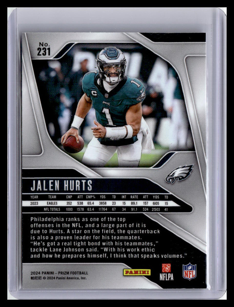 2024 Panini Prizm #231 Jalen Hurts