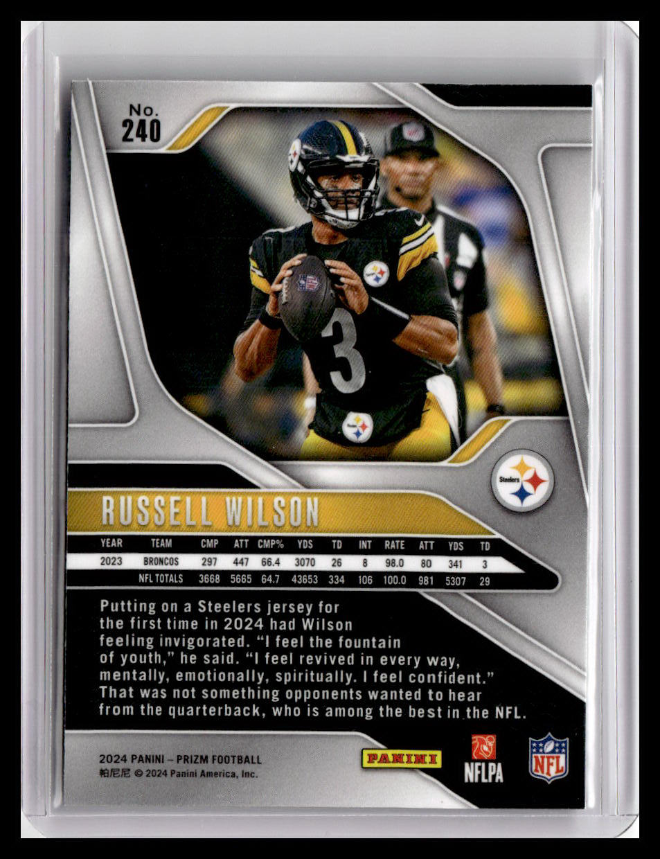 2024 Panini Prizm #240 Russell Wilson