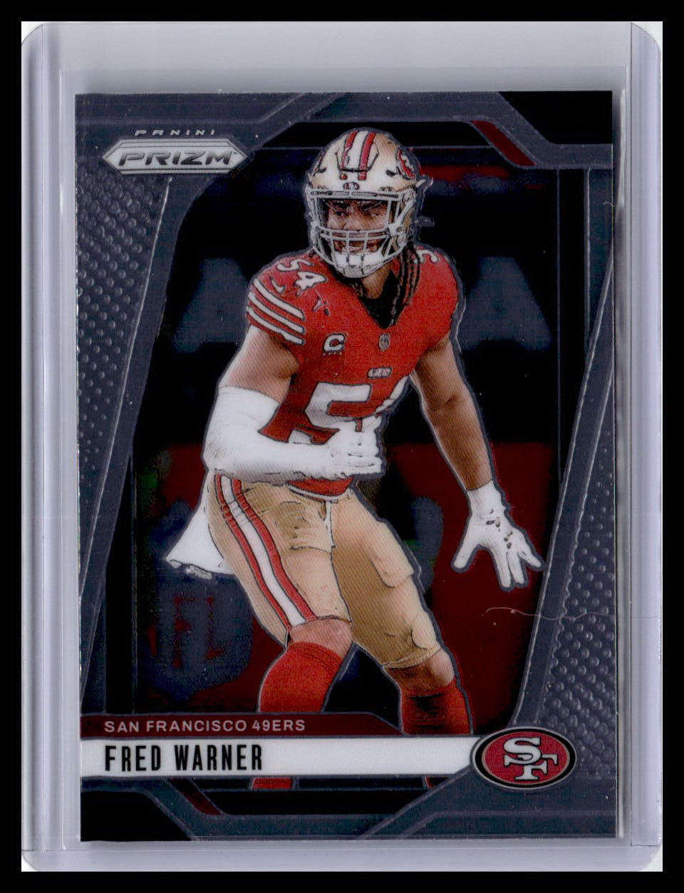 2024 Panini Prizm #255 Fred Warner Purple #/125