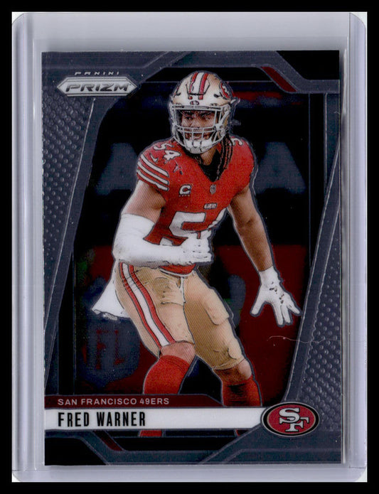 2024 Panini Prizm #255 Fred Warner Purple #/125