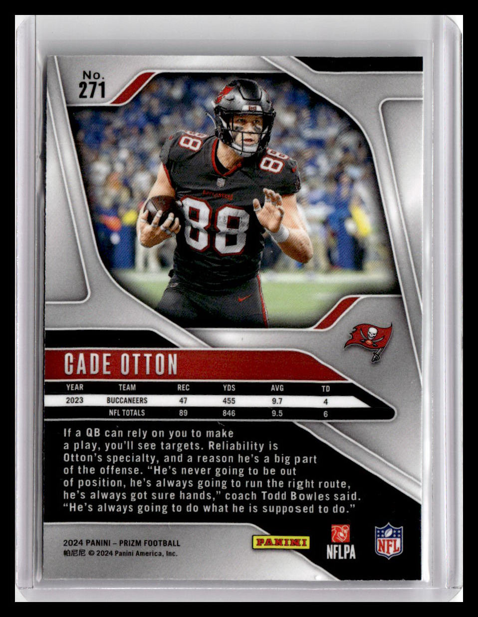 2024 Panini Prizm #271 Cade Otton