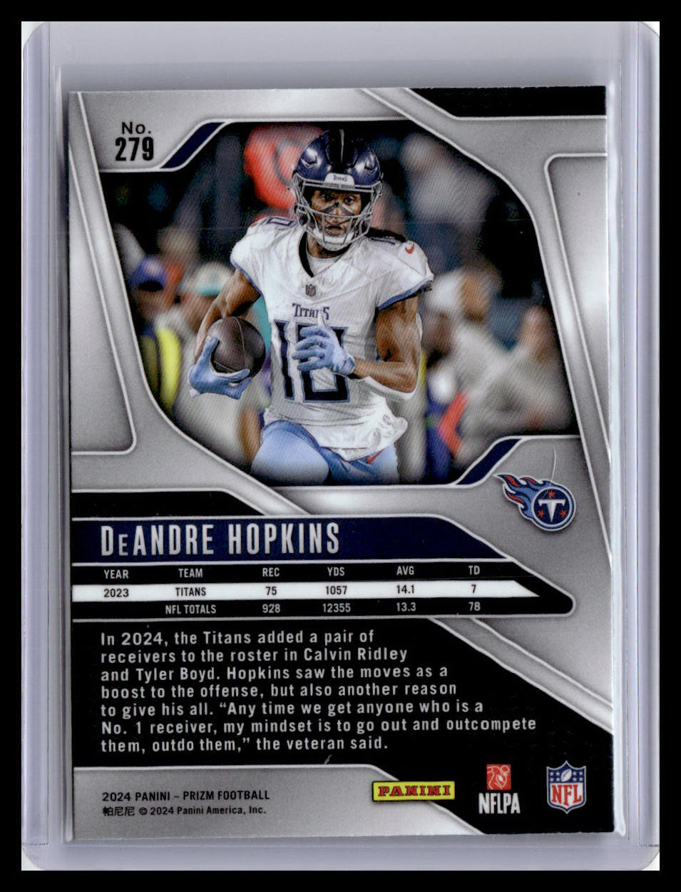 2024 Panini Prizm #279 DeAndre Hopkins