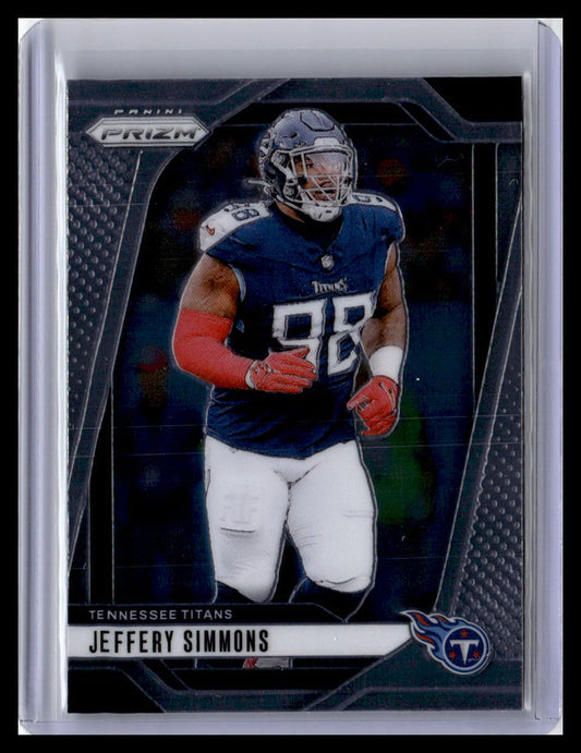 2024 Panini Prizm #282 Jeffery Simmons