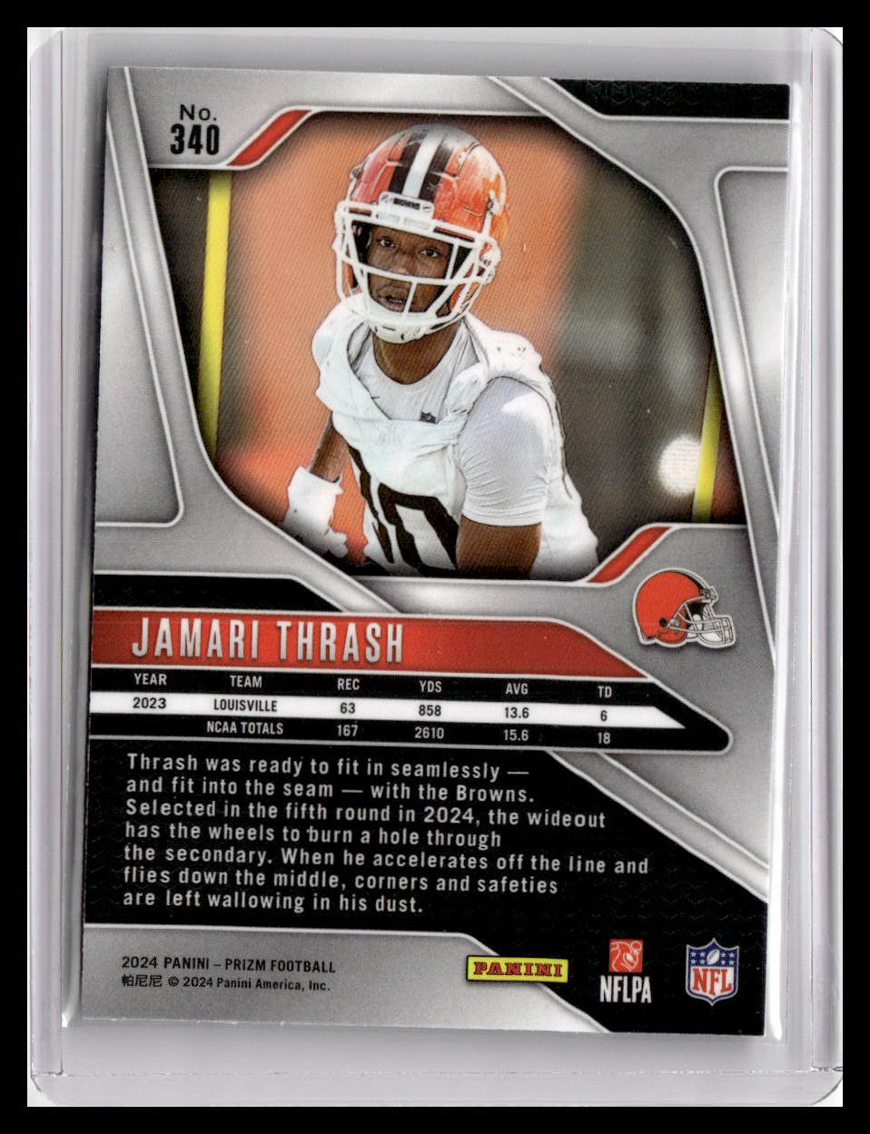 2024 Panini Prizm #340 Jamari Thrash