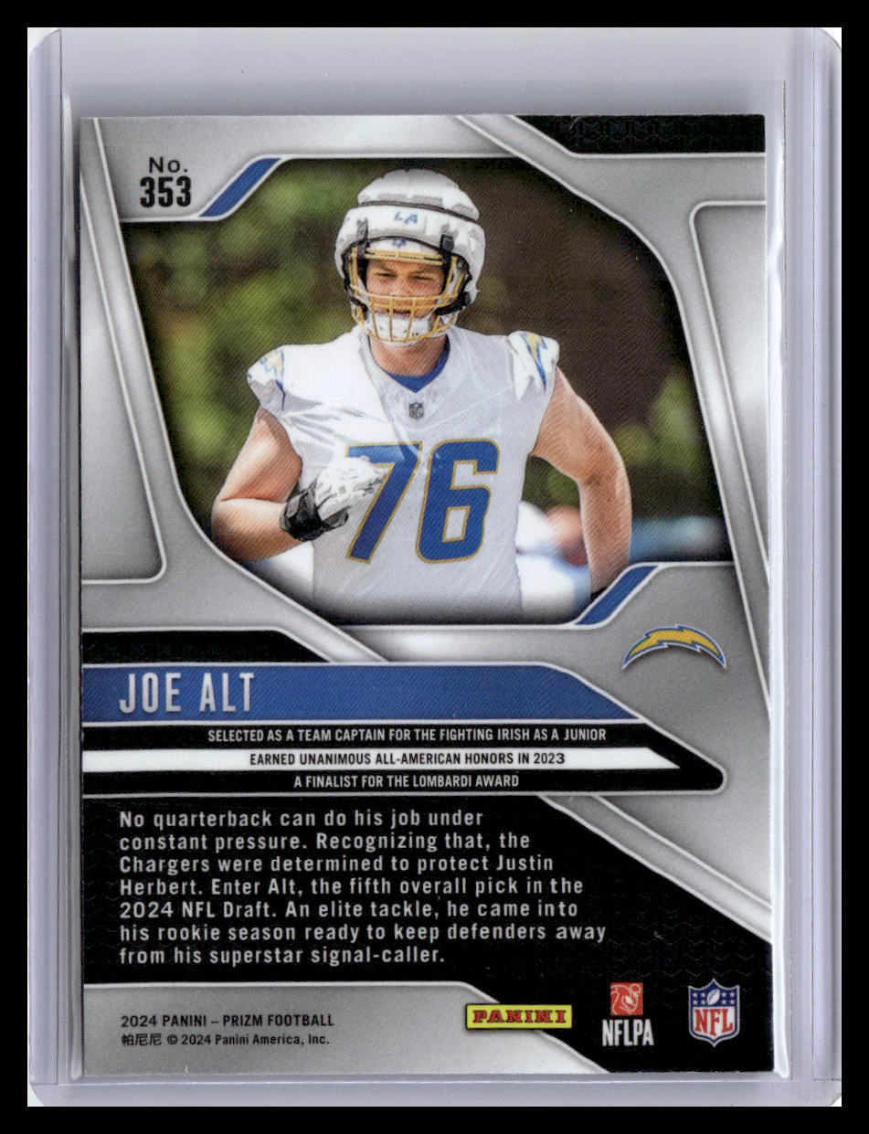 2024 Panini Prizm #353 Joe Alt Silver