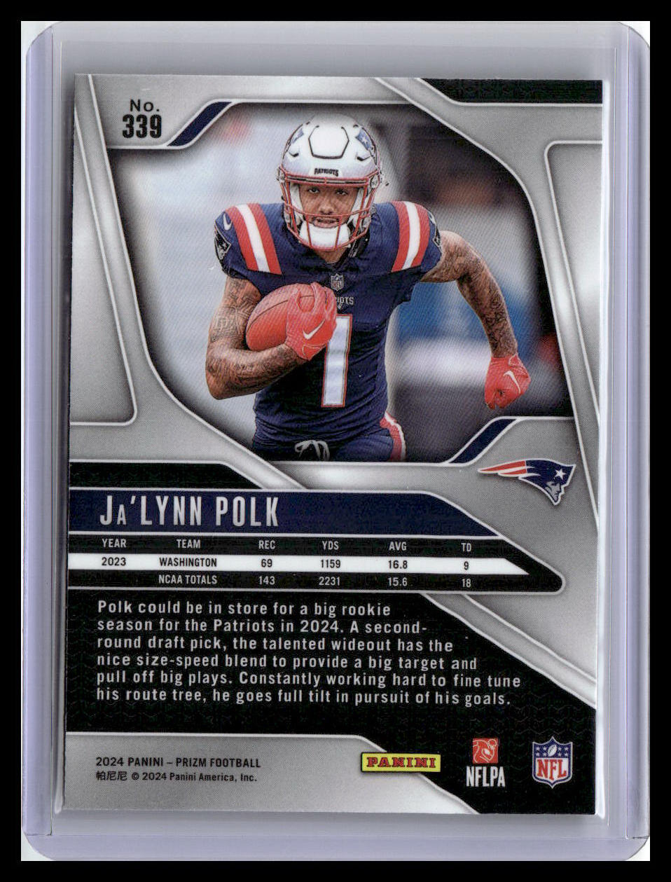 2024 Panini Prizm #339 Ja'Lynn Polk