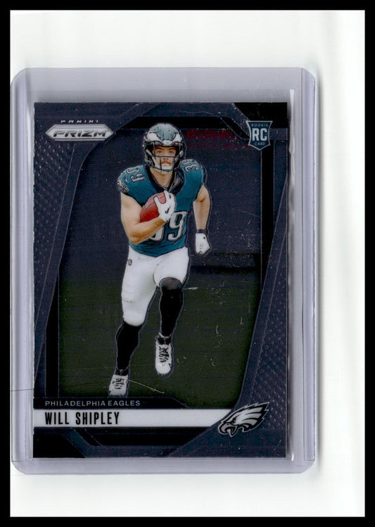2024 Panini Prizm #397 Will Shipley Navy Camo #/25
