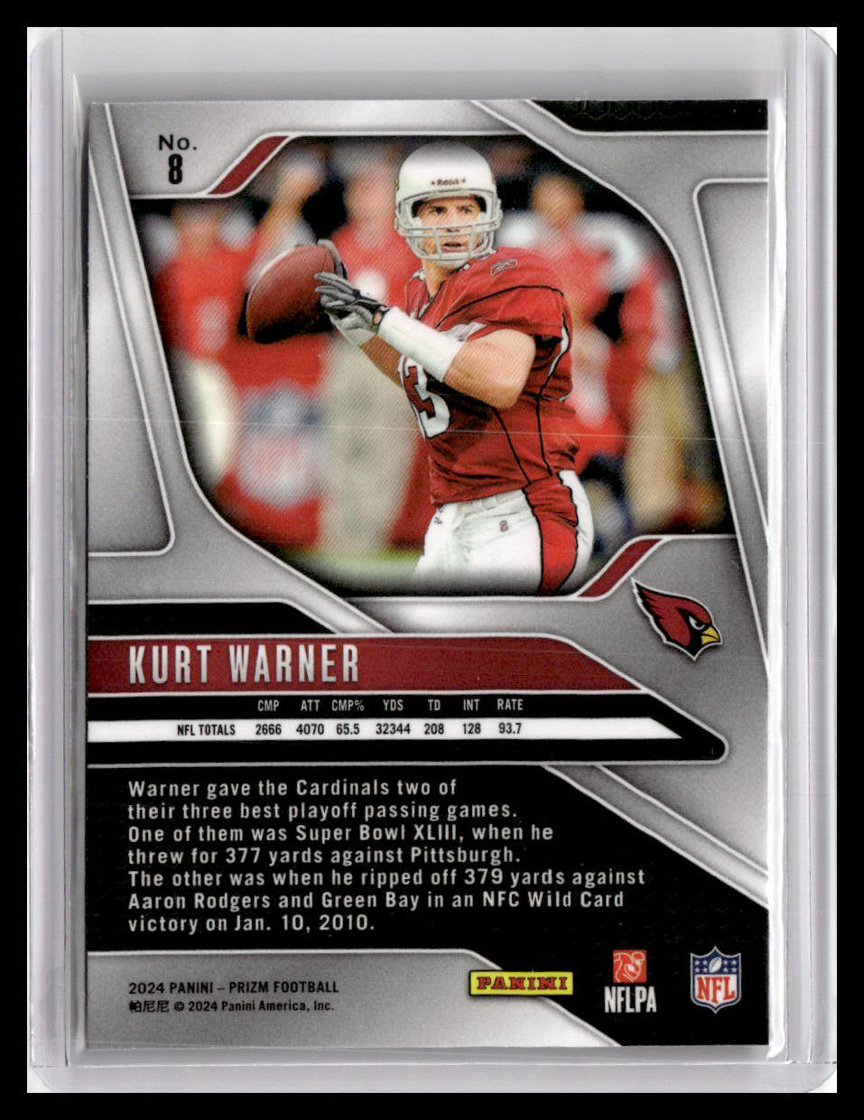 2024 Panini Prizm #8 Kurt Warner