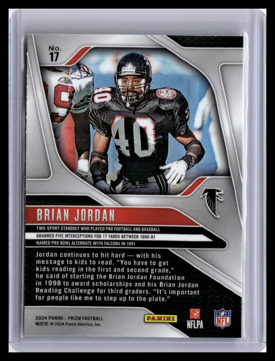 2024 Panini Prizm #17 Brian Jordan
