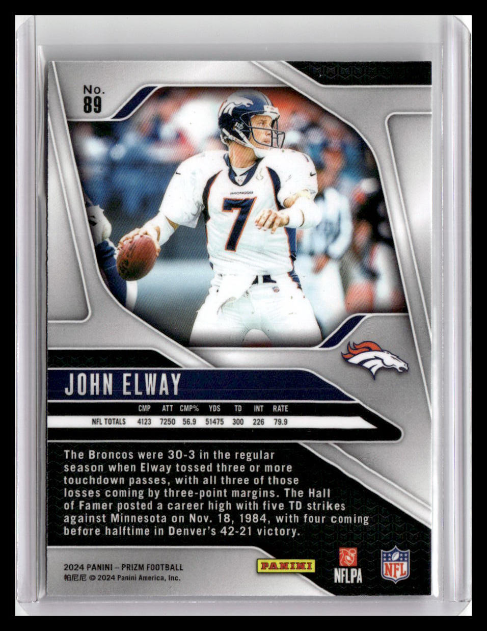 2024 Panini Prizm #89 John Elway