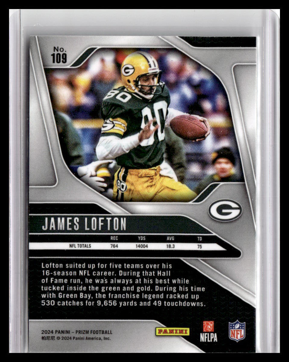 2024 Panini Prizm #109 James Lofton