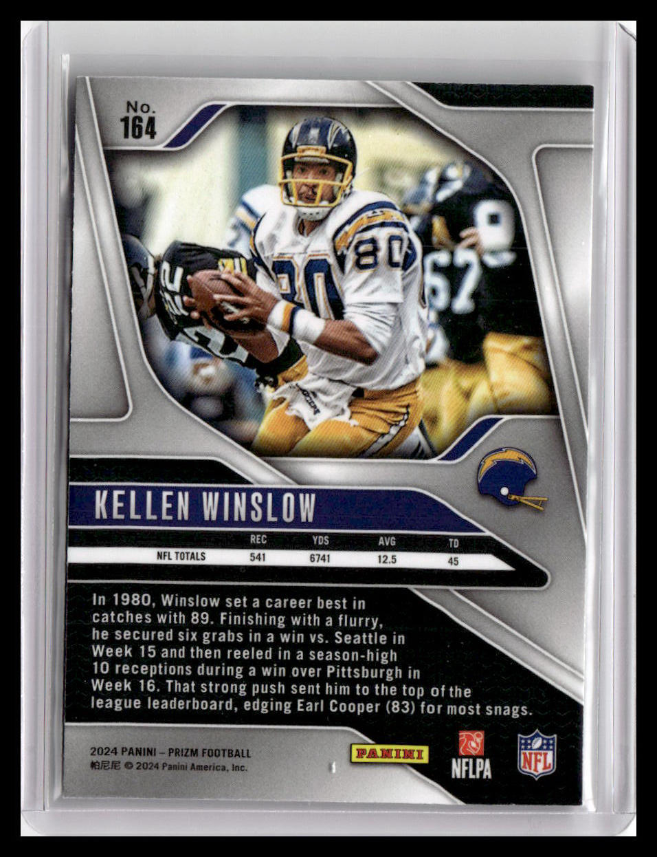 2024 Panini Prizm #164 Kellen Winslow
