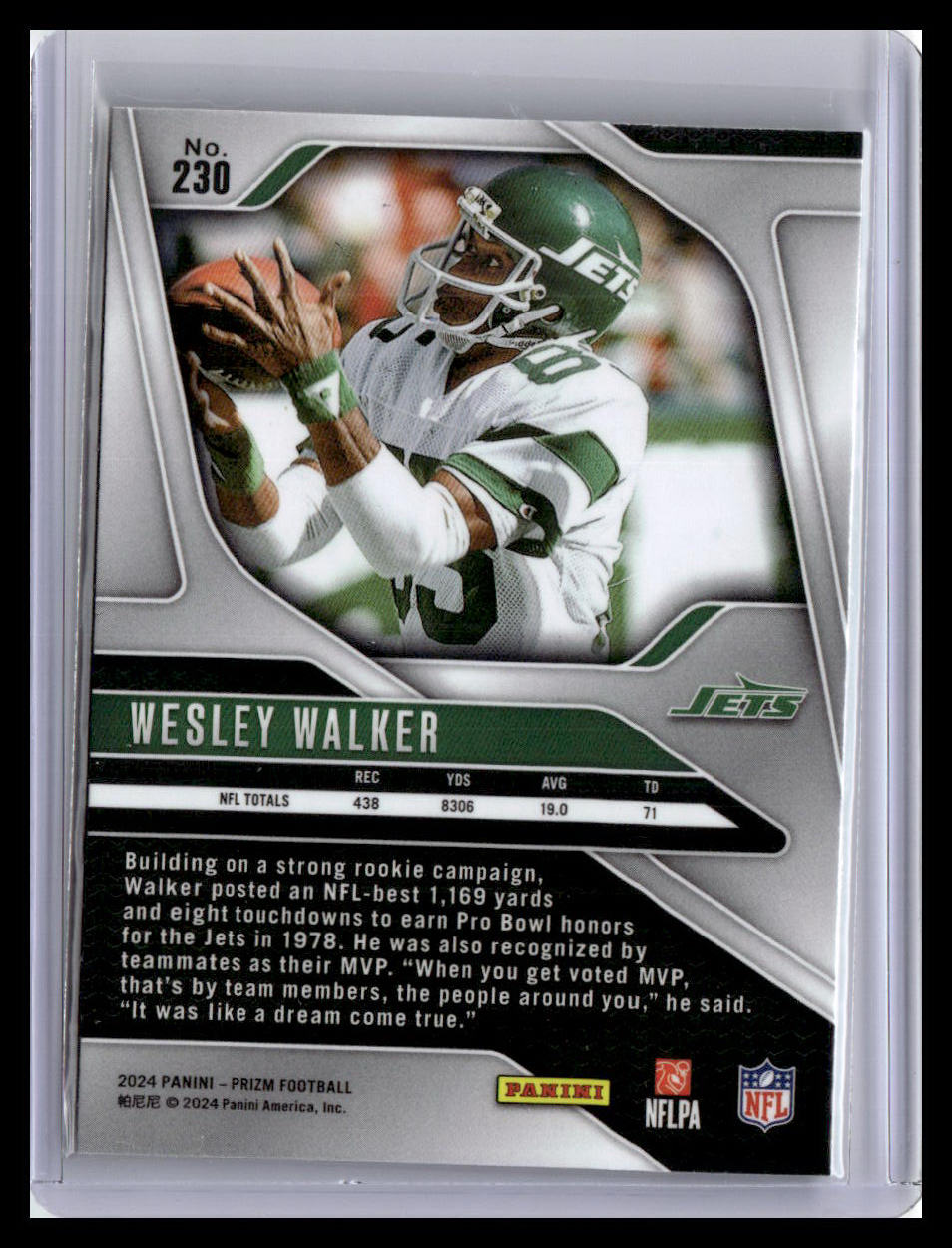 2024 Panini Prizm #230 Wesley Walker