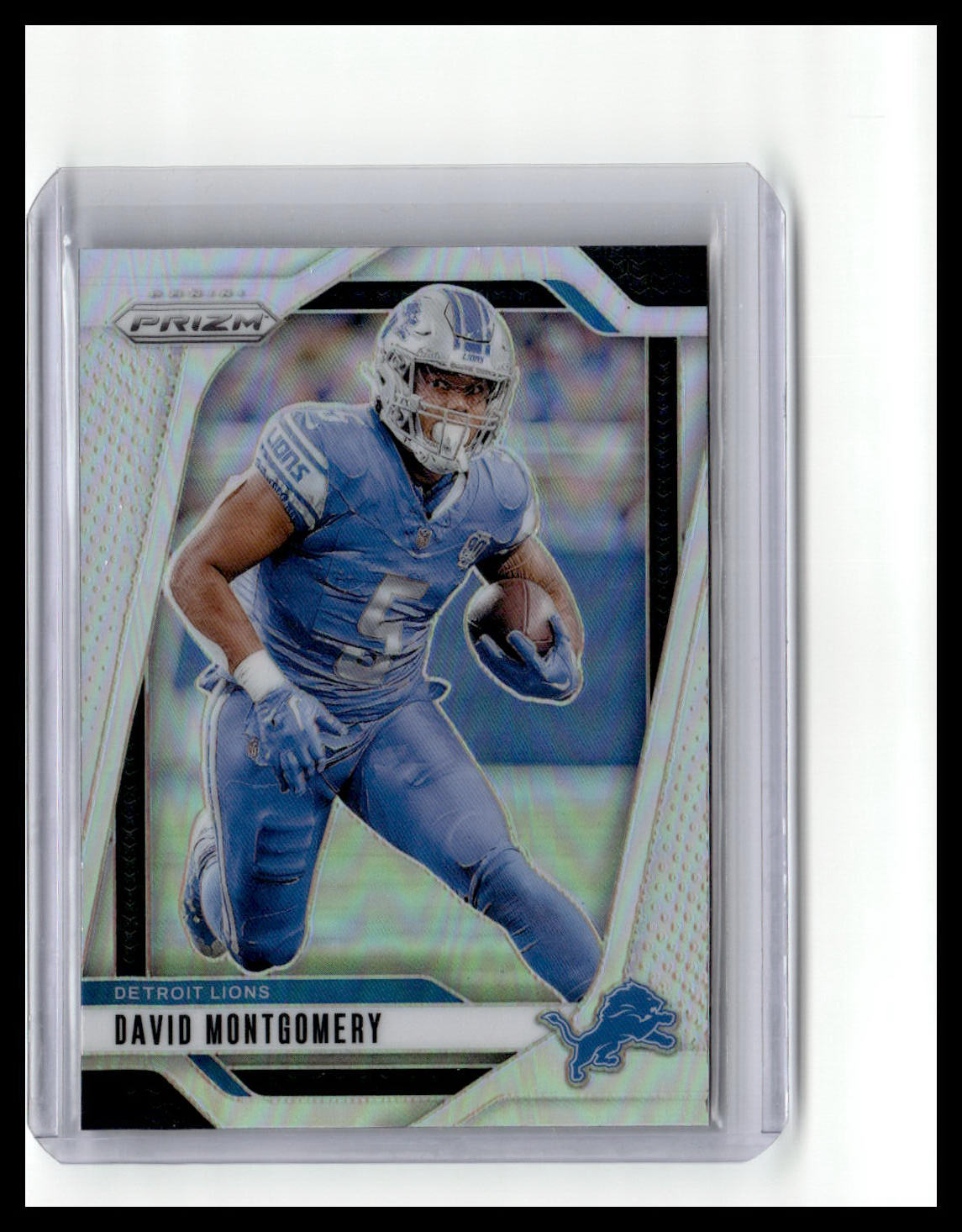 2024 Panini Prizm #94 David Montgomery Red White and Blue