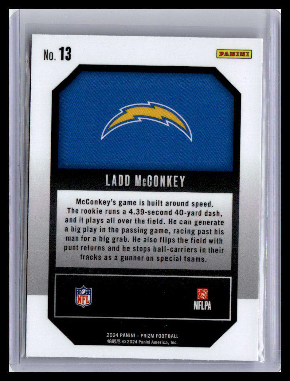 2024 Panini Prizm #13 Ladd McConkey Emergent