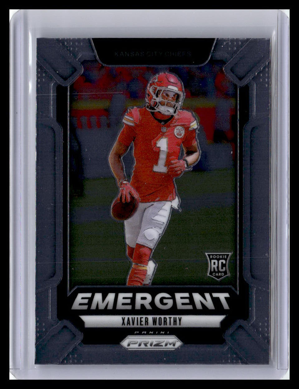 2024 Panini Prizm #7 Xavier Worthy Emergent
