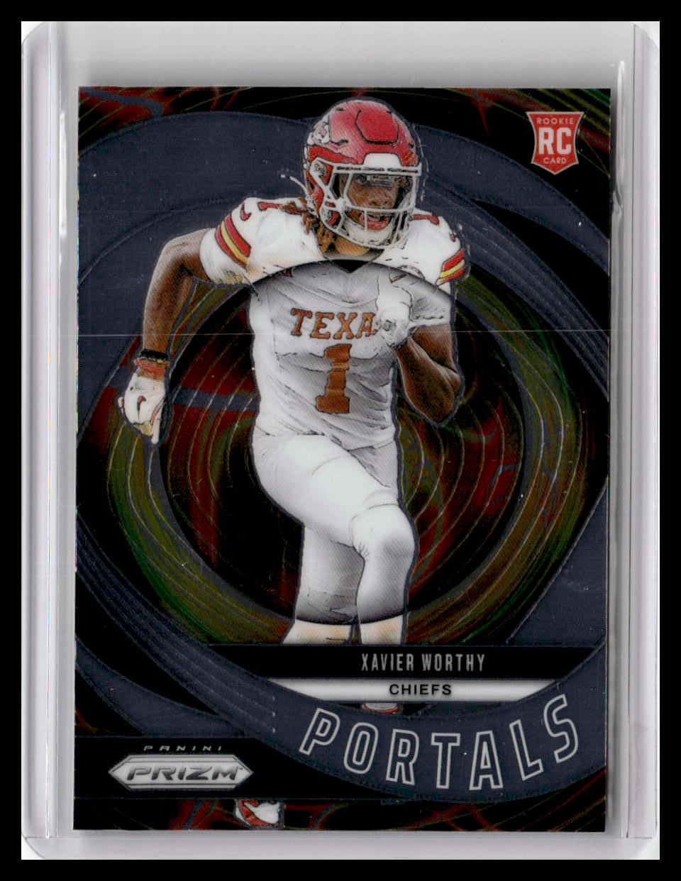 2024 Panini Prizm #10 Xavier Worthy Portals