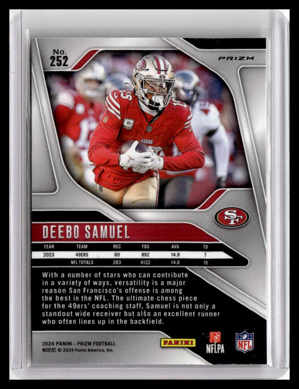 2024 Panini Prizm #252 Deebo Samuel Silver