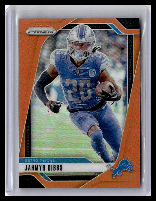 2024 Panini Prizm #93 Jahmyr Gibbs Orange #/249