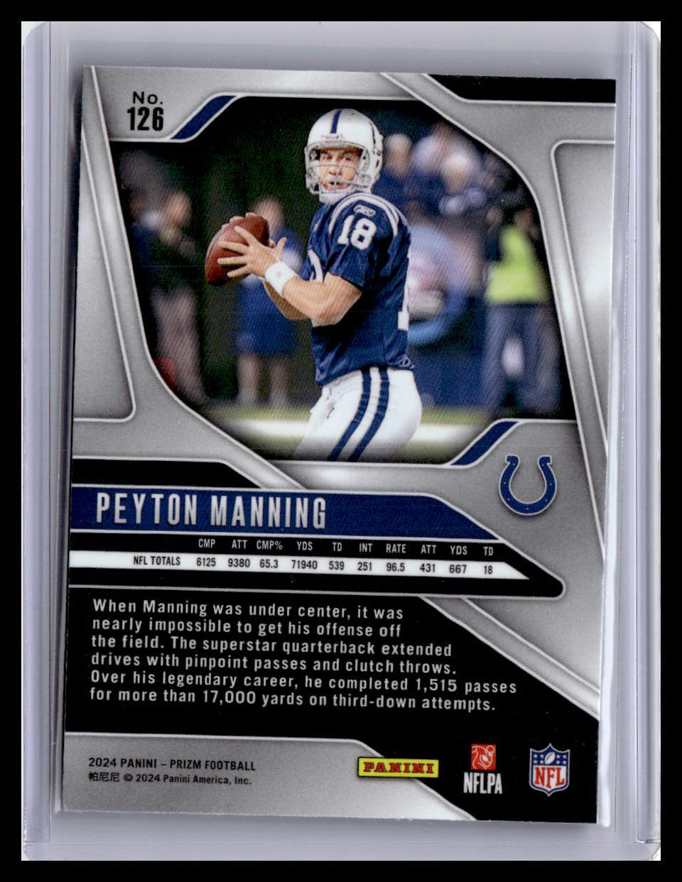 2024 Panini Prizm #126 Peyton Manning