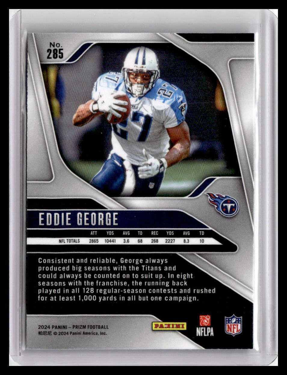 2024 Panini Prizm #285 Eddie George