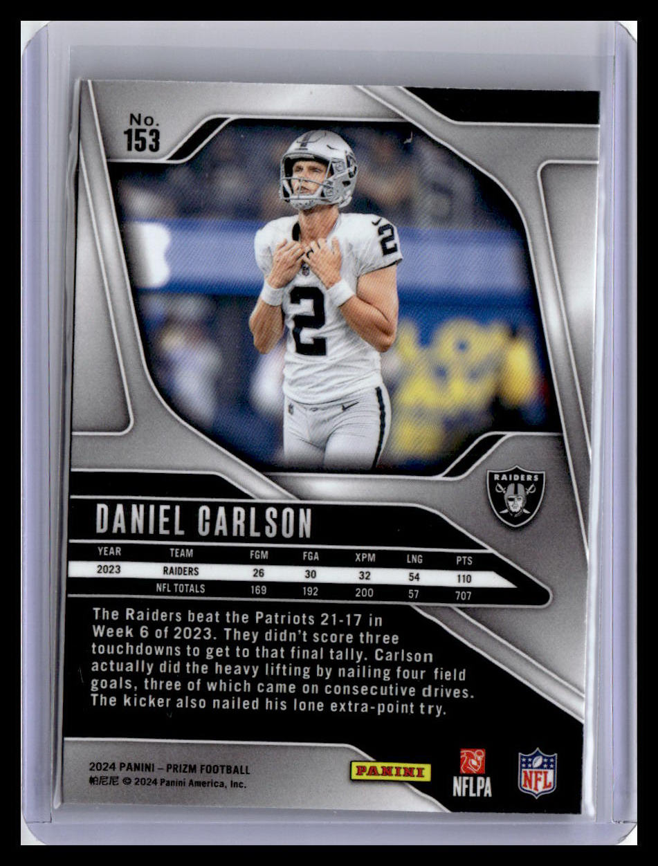 2024 Panini Prizm #153 Daniel Carlson