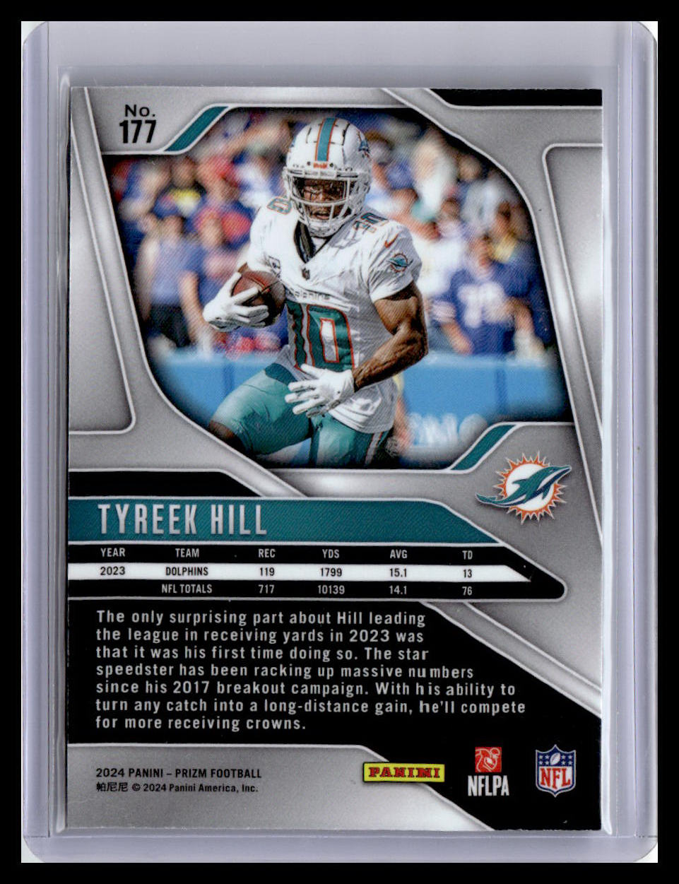 2024 Panini Prizm #177 Tyreek Hill
