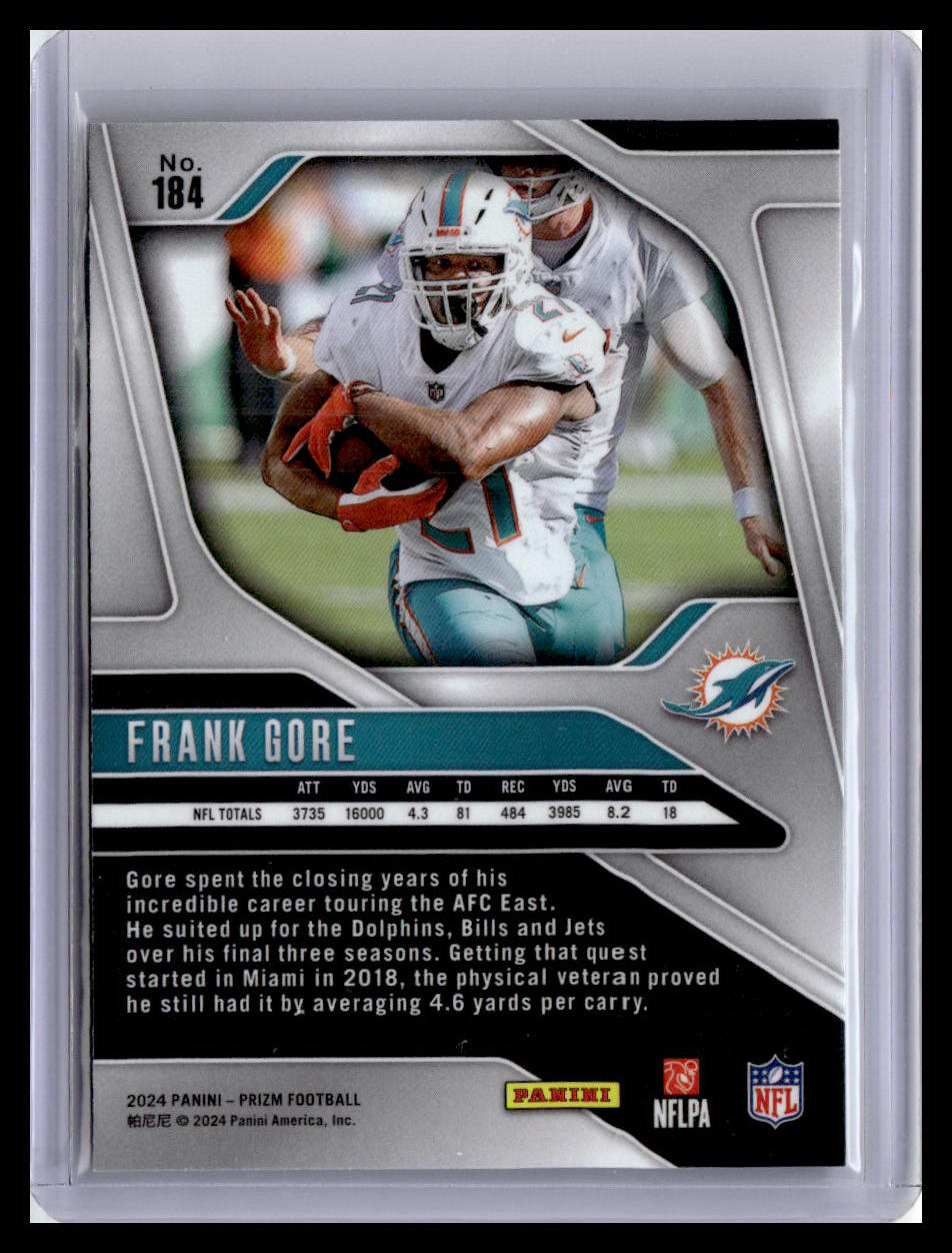 2024 Panini Prizm #184 Frank Gore