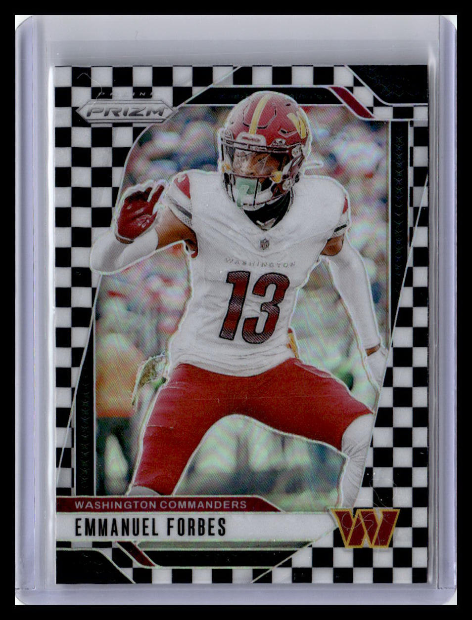 2024 Panini Prizm #291 Emmanuel Forbes Black and White Checker
