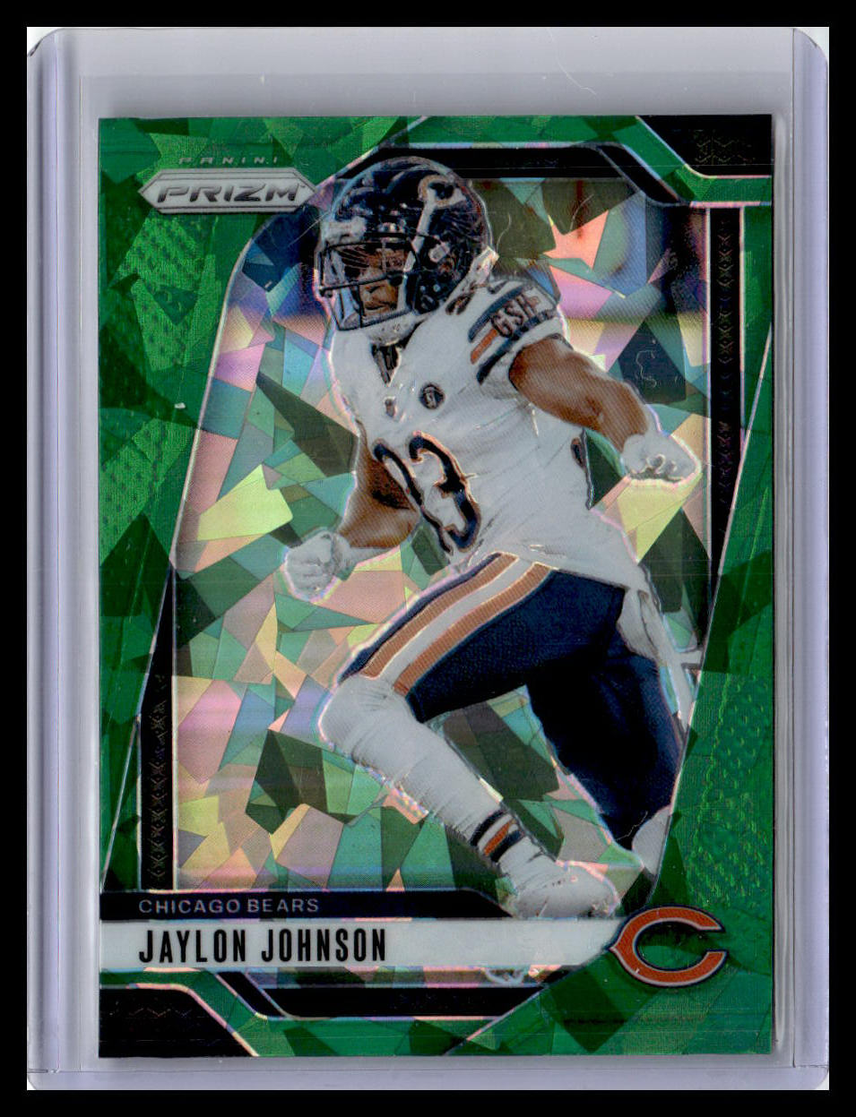 2024 Panini Prizm #51 Jaylon Johnson Green Ice