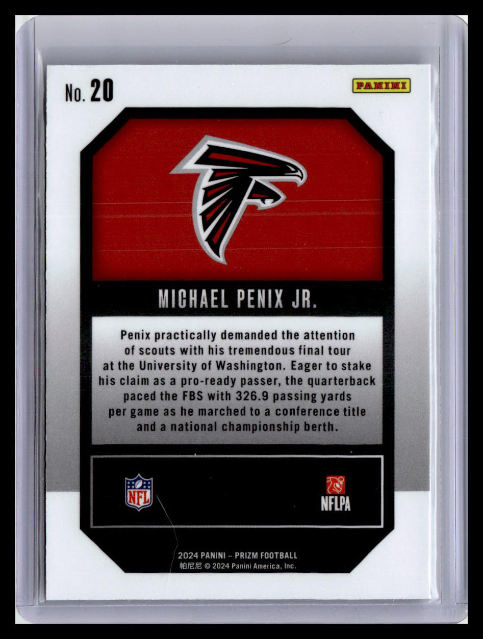 2024 Panini Prizm #20 Michael Penix Jr. Emergent