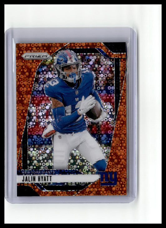 2024 Panini Prizm #215 Jalin Hyatt Orange Disco Prizm