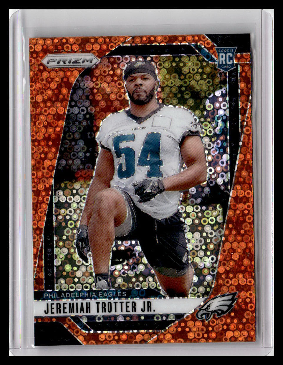 2024 Panini Prizm #349 Jeremiah Trotter Jr. Orange Disco Prizm