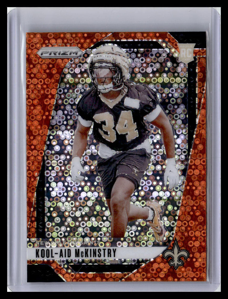 2024 Panini Prizm #363 Kool-Aid McKinstry Orange Disco Prizm