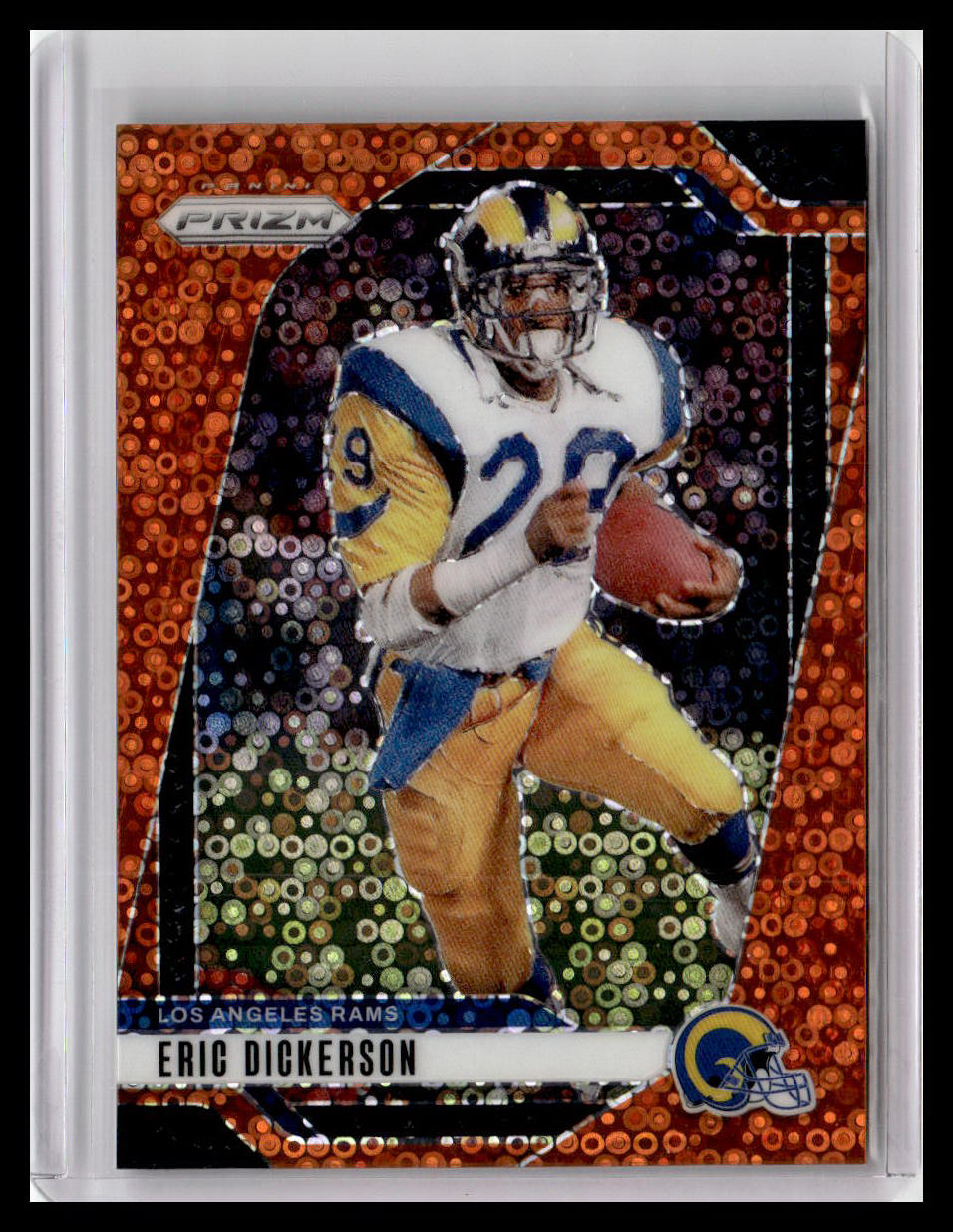 2024 Panini Prizm #173 Eric Dickerson Orange Disco Prizm