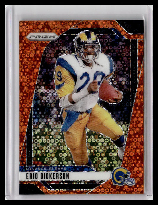 2024 Panini Prizm #173 Eric Dickerson Orange Disco Prizm