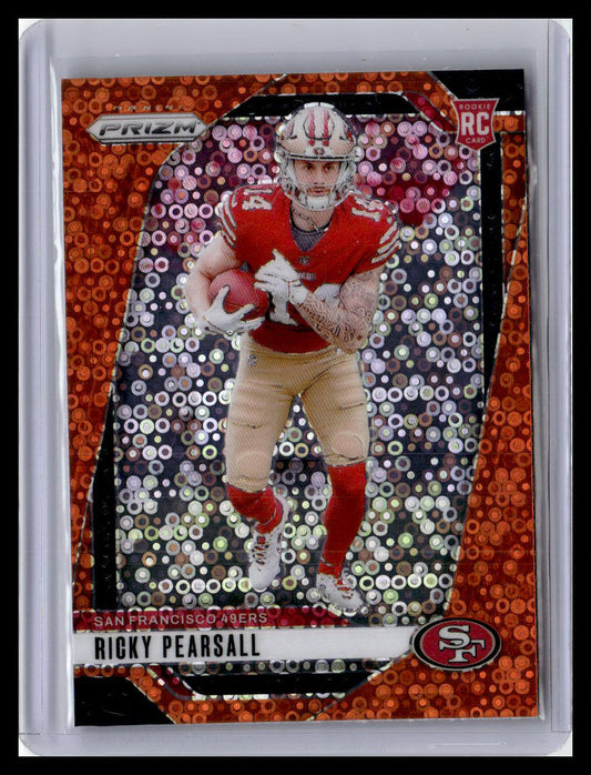 2024 Panini Prizm #383 Ricky Pearsall Orange Disco Prizm