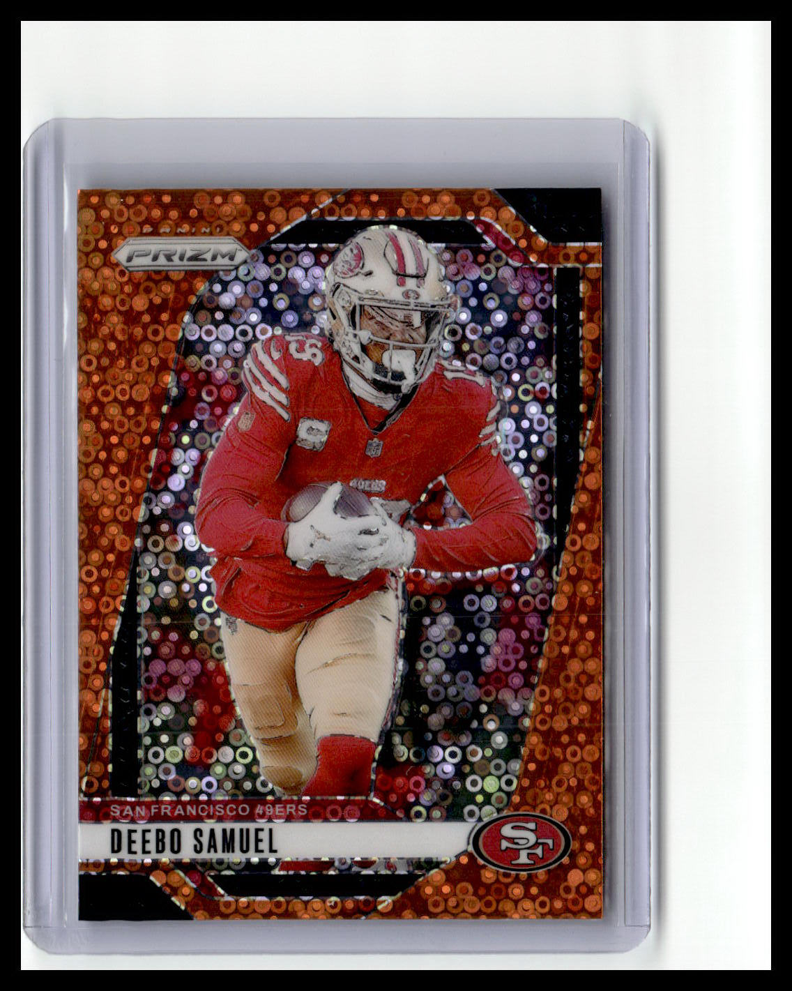 2024 Panini Prizm #252 Deebo Samuel Orange Disco Prizm