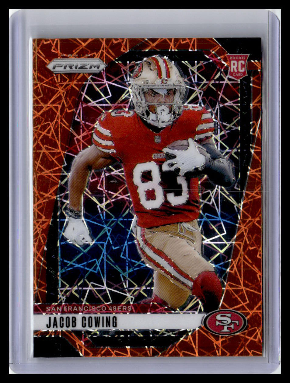 2024 Panini Prizm #335 Jacob Cowing Lazer