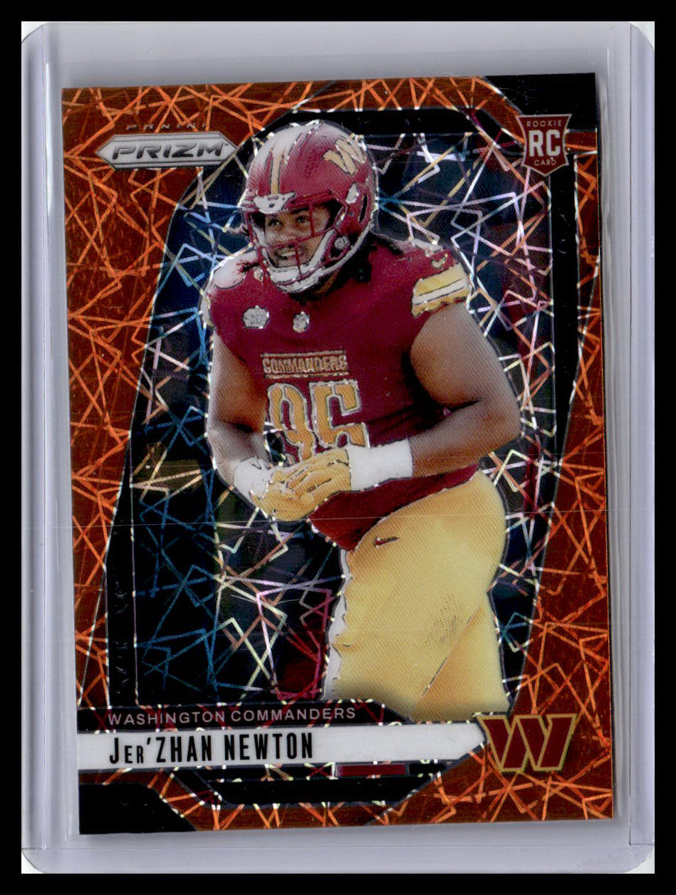 2024 Panini Prizm #351 Jer'Zhan Newton Lazer